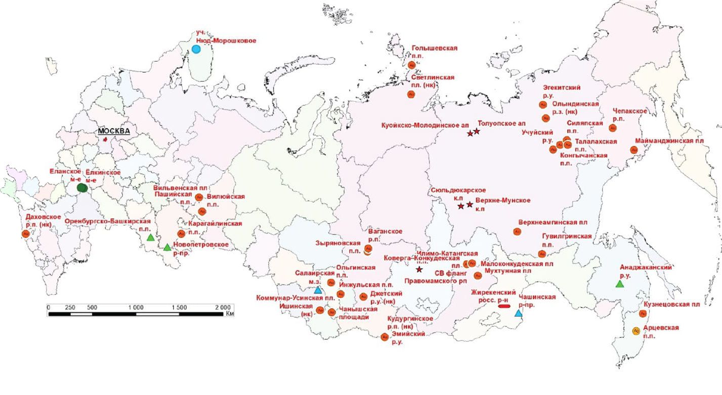 LOCATION OF DEPOSITS SUBJECT TO INFERRED RESOURCE APPROVAL IN 2018