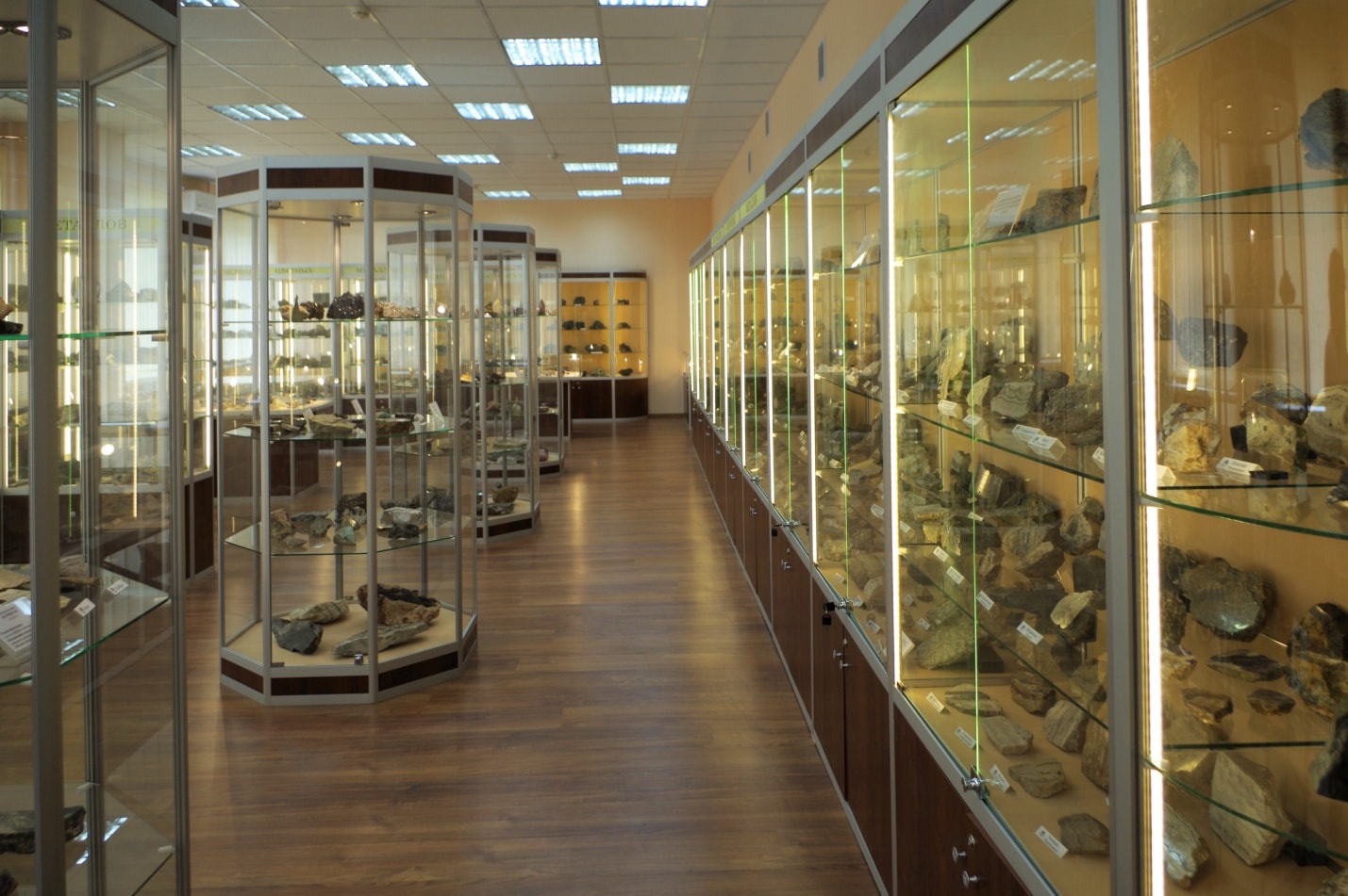 New exposition of the Museum “Ores of Precious and base metals and diamonds”, TsNIGRI, 2018.